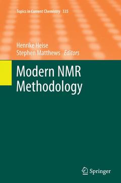 Couverture de l’ouvrage Modern NMR Methodology