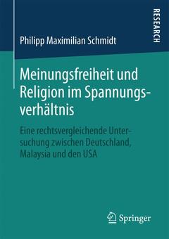Cover of the book Meinungsfreiheit und Religion im Spannungsverhältnis