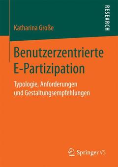 Couverture de l’ouvrage Benutzerzentrierte E-Partizipation