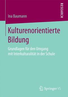 Couverture de l’ouvrage Kulturenorientierte Bildung