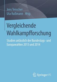 Couverture de l’ouvrage Vergleichende Wahlkampfforschung