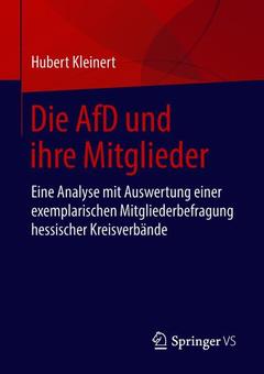 Cover of the book Die AfD und ihre Mitglieder