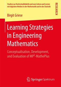 Couverture de l’ouvrage Learning Strategies in Engineering Mathematics