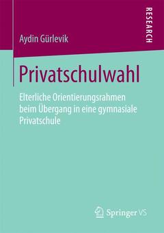 Couverture de l’ouvrage Privatschulwahl