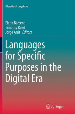 Couverture de l’ouvrage Languages for Specific Purposes in the Digital Era