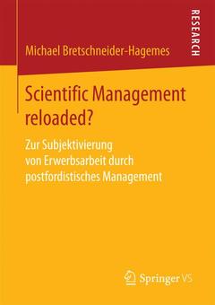 Couverture de l’ouvrage Scientific Management reloaded?