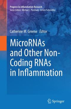 Couverture de l’ouvrage MicroRNAs and Other Non-Coding RNAs in Inflammation