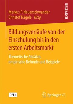 Cover of the book Bildungsverläufe von der Einschulung bis in den ersten Arbeitsmarkt 