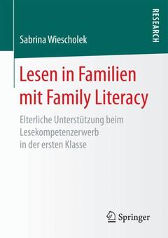Cover of the book Lesen in Familien mit Family Literacy