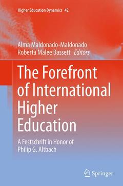Couverture de l’ouvrage The Forefront of International Higher Education