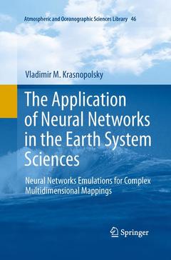 Cover of the book The Application of Neural Networks in the Earth System Sciences