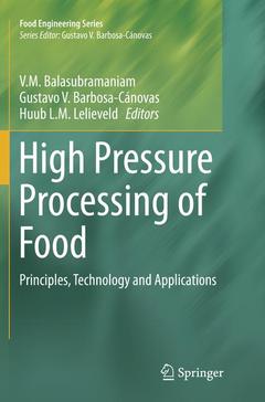 Couverture de l’ouvrage High Pressure Processing of Food