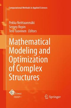 Couverture de l’ouvrage Mathematical Modeling and Optimization of Complex Structures