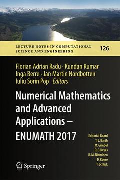 Couverture de l’ouvrage Numerical Mathematics and Advanced Applications ENUMATH 2017