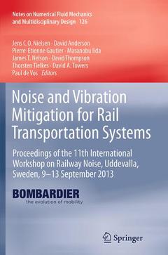 Couverture de l’ouvrage Noise and Vibration Mitigation for Rail Transportation Systems
