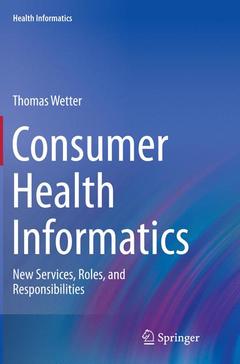 Couverture de l’ouvrage Consumer Health Informatics