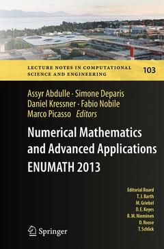 Couverture de l’ouvrage Numerical Mathematics and Advanced Applications - ENUMATH 2013