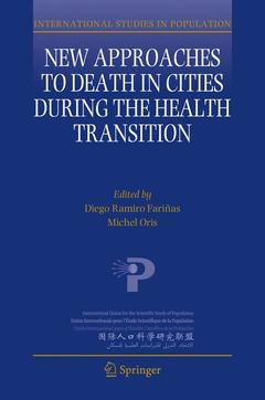 Couverture de l’ouvrage New Approaches to Death in Cities during the Health Transition
