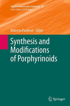 Couverture de l’ouvrage Synthesis and Modifications of Porphyrinoids