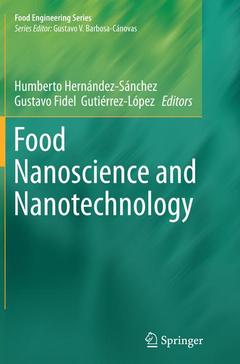 Couverture de l’ouvrage Food Nanoscience and Nanotechnology