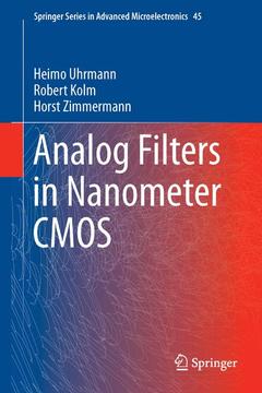 Couverture de l’ouvrage Analog Filters in Nanometer CMOS