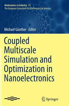 Couverture de l’ouvrage Coupled Multiscale Simulation and Optimization in Nanoelectronics
