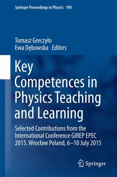 Couverture de l’ouvrage Key Competences in Physics Teaching and Learning