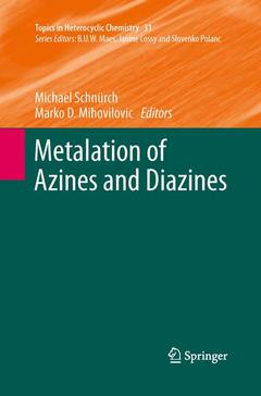 Couverture de l’ouvrage Metalation of Azines and Diazines
