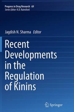Couverture de l’ouvrage Recent Developments in the Regulation of Kinins
