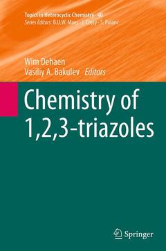 Couverture de l’ouvrage Chemistry of 1,2,3-triazoles