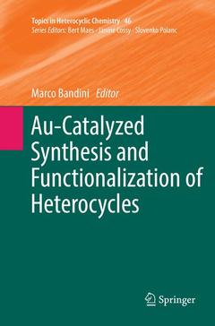 Cover of the book Au-Catalyzed Synthesis and Functionalization of Heterocycles