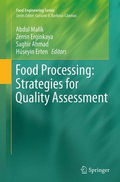 Couverture de l’ouvrage Food Processing: Strategies for Quality Assessment