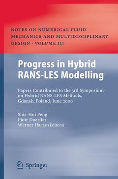 Cover of the book Progress in Hybrid RANS-LES Modelling