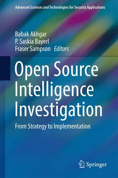 Couverture de l’ouvrage Open Source Intelligence Investigation