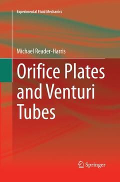 Couverture de l’ouvrage Orifice Plates and Venturi Tubes