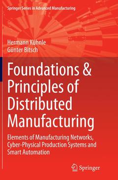 Couverture de l’ouvrage Foundations & Principles of Distributed Manufacturing