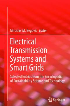 Couverture de l’ouvrage Electrical Transmission Systems and Smart Grids