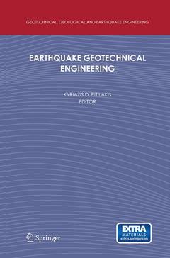 Cover of the book Earthquake Geotechnical Engineering