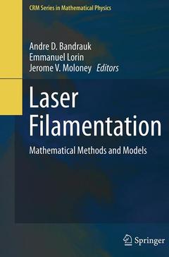 Couverture de l’ouvrage Laser Filamentation