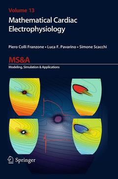 Couverture de l’ouvrage Mathematical Cardiac Electrophysiology