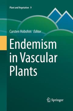 Cover of the book Endemism in Vascular Plants