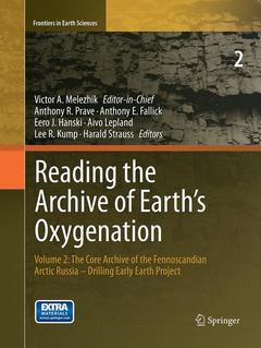 Couverture de l’ouvrage Reading the Archive of Earth's Oxygenation