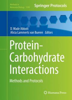 Couverture de l’ouvrage Protein-Carbohydrate Interactions