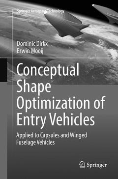 Couverture de l’ouvrage Conceptual Shape Optimization of Entry Vehicles