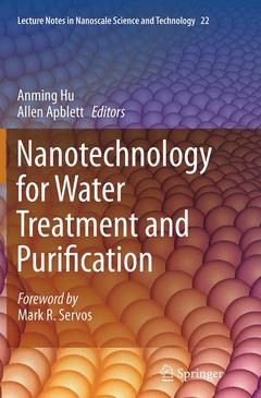 Couverture de l’ouvrage Nanotechnology for Water Treatment and Purification