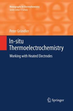 Couverture de l’ouvrage In-situ Thermoelectrochemistry