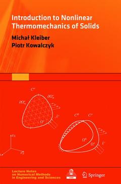 Couverture de l’ouvrage Introduction to Nonlinear Thermomechanics of Solids