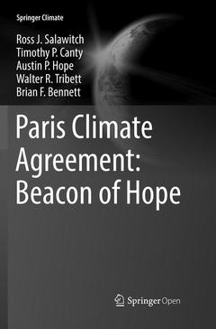 Couverture de l’ouvrage Paris Climate Agreement: Beacon of Hope