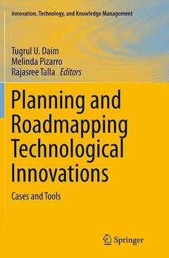 Couverture de l’ouvrage Planning and Roadmapping Technological Innovations