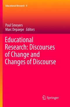 Couverture de l’ouvrage Educational Research: Discourses of Change and Changes of Discourse